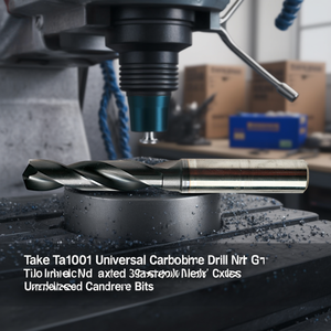 Foret universel en carbure Ttake Ta1001, revêtement Nano TiAlN, forets en carbure non percés 3Xd - Product Image 3