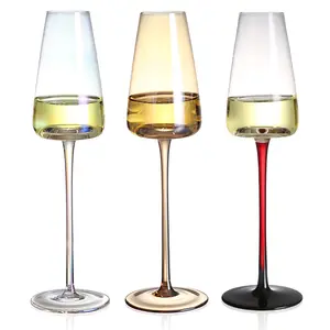 I più venduti personalizzati soffiati a mano unico Crystal Bar vino rosso Champagne calice bicchiere di vetro bicchieri Set