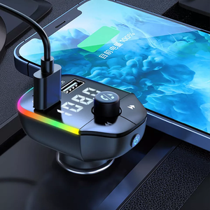 Double interface usb 2023 HG chargeant en même temps jusqu'à 3.1A transmetteur fm <span class=keywords><strong>bluetooth</strong></span> pour voiture - Product Image 3