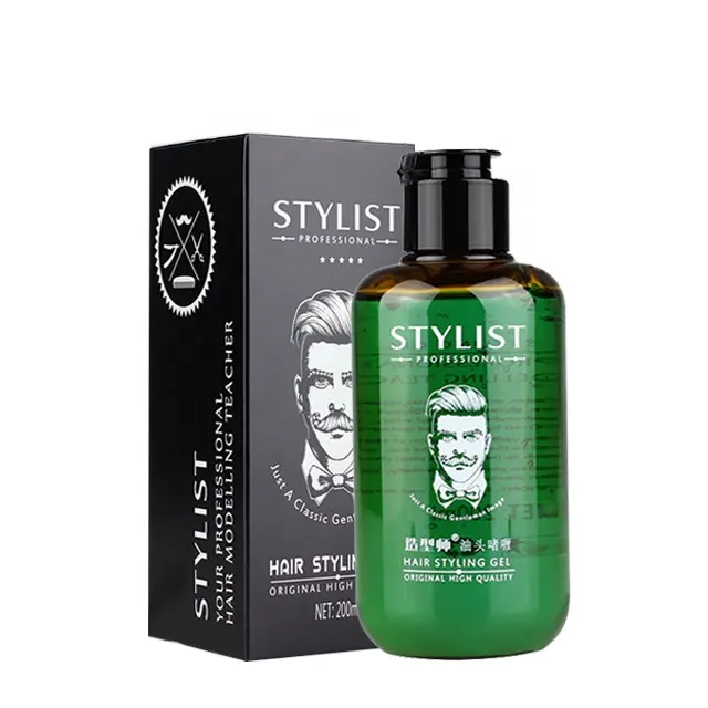 OEM ODM-gel para el cabello para hombre, alta calidad, personalizado, elegante