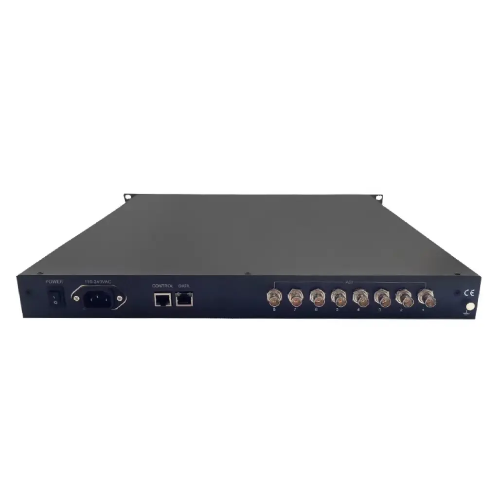 IP ASI Multiplexer ses video TS Multiplexer scrambler dijital TV yayın sistemi için 8 kanal