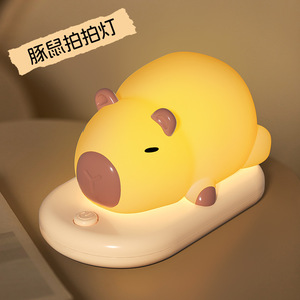 Veilleuse LED rechargeable pour chambre à coucher Lampe <span class=keywords><strong>de</strong></span> table pour chambre d'enfant et <span class=keywords><strong>de</strong></span> bébé Protection des yeux pour dormir Compagnon d'allaitement - Product Image 6