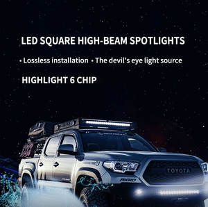 ไฟสปอตไลท์ LED ลำแสงสูงทรงสี่เหลี่ยมแบบไม่สูญเสียการติดตั้ง - Product Image 3