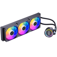 SNOWMAN KM360 AIO Refroidisseur Liquide PC Radiateur PWM ARGB CPU Refroidisseur Liquide pour Bureau Gaming LGA 1851 1700 1200 115x1366 AM5 AM4