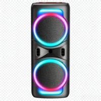 Altavoces Estéreo para el Hogar, Altavoz para Karaoke en Exteriores con Subwoofer y Bajos Profundos, 3.7V 3600mAh, Micrófono Inalámbrico, Cable de Alimentación USB de 80cm