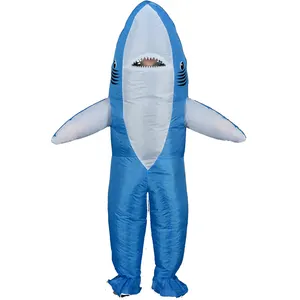 <span class=keywords><strong>Disfraz</strong></span> de Mascota de tiburón azul inflable divertido cuerpo completo adulto Unisex Animal <span class=keywords><strong>Sonic</strong></span> disfraces para niños disfraces de 6 años dragón dorado - Product Image 1