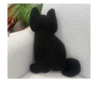 Nouvelle conception, coussin décoratif gonflable en forme de chat, d'animal, de plante ou de motif géométrique, en peluche douce tissée sur mesure