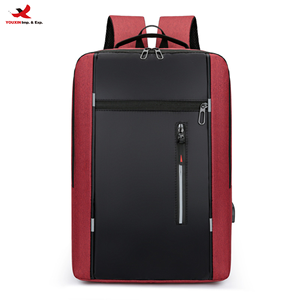 Customizable Logo Waterproof Oxford Business Casual School Travel <b>Laptop</b> <b>Backpack</b> With USB Port Plain RTS Bulk Mixed Order - Product Image 1