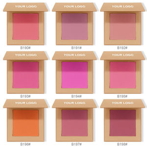 Rubor Vegano Personalizado, Compacto, Suave, Natural, 6 Colores, Libre de Crueldad, Maquillaje de Alta Pigmentación, Resistente al Agua - Product Image 3