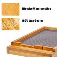 Nouveaux outils et accessoires d'apiculture de panneau inférieur tamisé de ruche de Langstroth ciré
