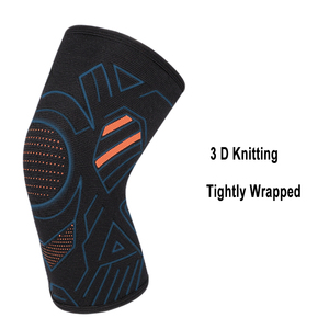 Genouillère de compression unisexe Jstar Sports en tissu tricoté élastique respirant et antidérapant pour la course à pied - Product Image 6
