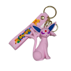 YY <b>Anime</b> <b>Keychain</b> Pendant Eevee Family Pikachu Doll Bag Toy Vending Machine Decoration Wholesale - Product Image 3