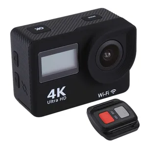 Qualidade perfeita 170 Graus A Wide Angle Lens S300 HD 4K WiFi 12.0MP Sport Camera com controle remoto 30m Waterproof Case