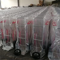Carretilla de Mano Multiusos Plegable, Carro para Subir Escaleras con Capacidad de Carga de 150 kg