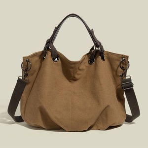 Japanese Linen Canvas Fashion <b>Tote</b> <b>Bag</b> Women <b>Large</b> Capacity Portable Casual 3-Way Handbag Shoulder Crossbody <b>Bag</b> Winter Commute - Product Image 1