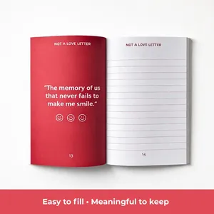 LABON No es una carta <span class=keywords><strong>de</strong></span> amor, diario guiado para parejas, 30 propuestas románticas, <span class=keywords><strong>libro</strong></span> <span class=keywords><strong>de</strong></span> regalo para aniversario o San Valentín para novio o novia - Product Image 3