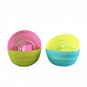 CASAMAX WL AA-1832-2 Ciotole in Plastica 6 Pollici 700ml, Piatti Portatili Ecologici Creativi Eleganti per Uso Industriale - Product Image 2