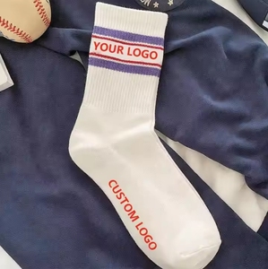 High Quantity Custom Logo Cotton Athletic Oem Sport Fashion Colored <b>Socks</b> - Product Image 2