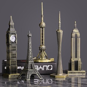 Modèle de la Tour Eiffel en alliage de zinc, ornement de style minimaliste moderne, décoration haut de gamme pour salon, meuble TV, armoire <span class=keywords><strong>à</strong></span> vin, décoration de la <span class=keywords><strong>maison</strong></span> - Product Image 3