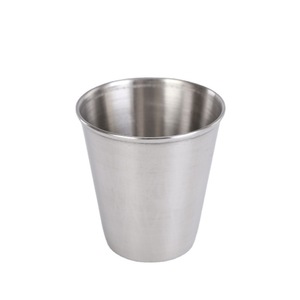 70ml Stainless Steel Thickened Portable Beer Cup <b>Set</b> with PU Leather Cover - Product Image 3