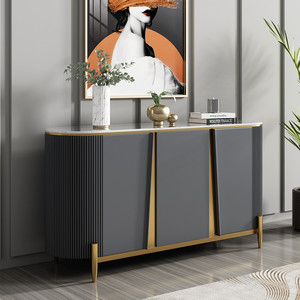 Table <span class=keywords><strong>console</strong></span> dorée de style <span class=keywords><strong>baroque</strong></span> et néoclassique avec miroir, meubles de luxe pour salon - Product Image 4