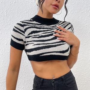 Maglione da <span class=keywords><strong>donna</strong></span> coreano lavorato a maglia lavorato a maglia con camicetta morbida <span class=keywords><strong>Bolero</strong></span> abbigliamento estivo personalizzato - Product Image 2