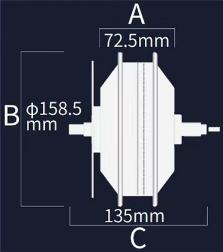 Bafang 350W 36V Geared Hub Motor Kit for Electric Bikes | Electric