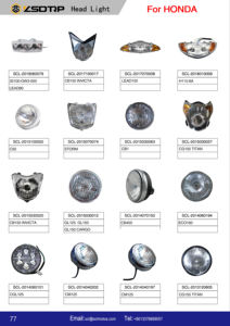 סיטונאי F09010011 פנס קדמי לאופנוע פנס פלסטיק מארז זכוכית קריסטל עבור DT125 150 FT125 150 RX150 עובד 125 - Product Image 5