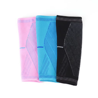 Chaussettes de football tricotées sur mesure de haute qualité sans pied avec manchons de compression pour mollets et protège-jambes de football