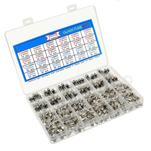 24 valeurs, 360 pièces de fusibles en verre assortis, 6*30mm, 5*20mm, 0.25A-20A, à rupture rapide, faible capacité de rupture - Product Image 3
