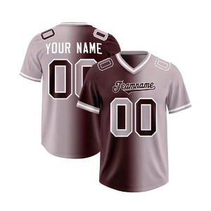 เสื้อฟุตบอลอเมริกันยูนิเซ็กซ์ ปี 2026 ไซส์ใหญ่ แขนสั้น พิมพ์ลายแบบรีดร้อน ปรับแต่งได้ ลายพิมพ์ 3 มิติ สินค้าลดราคา ใหม่ คุณภาพสูง - Product Image 5