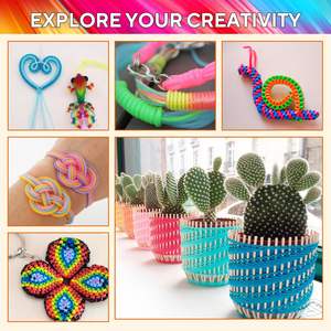 295 PCS <span class=keywords><strong>Scooby</strong></span> Strings Kit Cordon de laçage en plastique pour porte-clés Boondoggle Bracelets et fabrication de bijoux à bricoler soi-même - Product Image 6