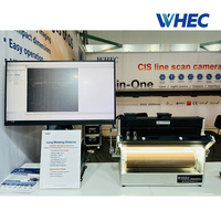 Caméra de vision industrielle compacte WHEC 1500 mm à balayage linéaire avec lumière intégrée CIS CMOS pour inspection macro industrielle GigE/CXP1.1