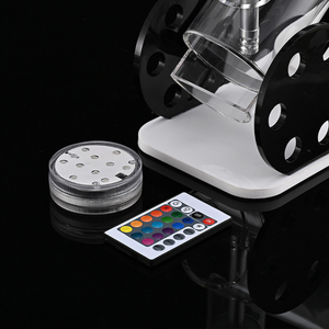 Customized Middle Eastern Acrylic Arabic Water Bottle Yellow Transparent <b>Cube</b> <b>Light</b> Luxury KTV Bar Nightclub Water Smoke - Product Image 4