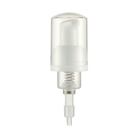 Distributeur de mousse en plastique personnalisable de 42 mm pour savon liquide et nettoyant visage, mousse riche et dense, conception anti-fuite