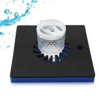 Plateau flottant en mousse EVA haute flottabilité pour boissons, découpe et estampage 10x10x2CM, support flottant antidérapant pour verres à vin, tasses et canettes pour piscine, spa et bain à remous