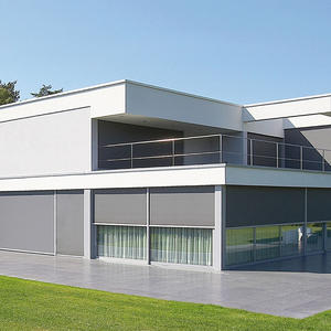 Vente en gros d'auvent vertical <span class=keywords><strong>latéral</strong></span> pour écran à rouleaux de patio personnalisé pare-soleil de balcon rail à fond tombant guides latéraux verticaux <span class=keywords><strong>store</strong></span> à rouleaux - Product Image 6