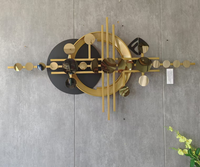 120X65CM Moderne Luxus Eisen Wand Hängender Anhänger Kreative Wohnzimmer Sofa Dekoration für Geburtstagsanlässe