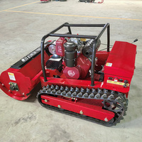 Robot tondeuse autonome industriel intelligent 1000 à propulsion intégrale - Pour la ferme avec coupe autonome de grandes surfaces, moteur 4 temps sans fil