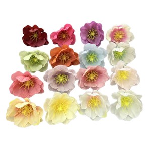 Qiye <b>Artificial</b> <b>Flowers</b> Phoenix <b>Flower</b> Headpiece Silk Embossing Injection Molding Wedding Decoration Handmade DIY Floral Craft - Product Image 2