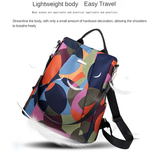 Trendy Waterproof Oxford PU Leather Small <strong>Backpack</strong> <strong>Purse</strong> for Women School Bag for Girls Portable Black Daily Soft Mini Bag - Product Image 2