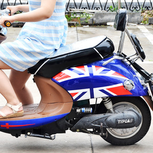 Motorcycle seat cover, sun protection <b>pad</b>, electric vehicle seat <b>cushion</b>, battery scooter seat <b>cushion</b>, waterproof, reflective - Product Image 2