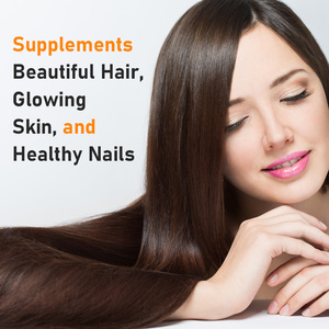 Capsules de vitamines pour cheveux, peau et ongles, best-seller, avec vitamine B6, favorisent la force, la brillance et la santé normales des cheveux. - Product Image 4