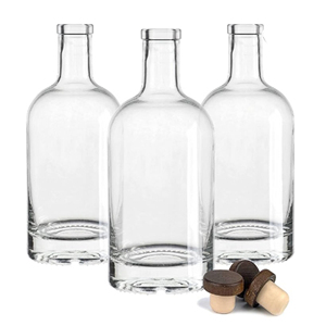 Bottiglie di <span class=keywords><strong>Gin</strong></span> OSLO da 50ml in Vetro Nero Opaco con Logo Personalizzato in Rilievo e Verniciatura, Marca Shandong Spirit - Product Image 6