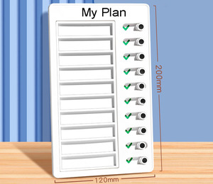 Bloc de notas personalizado al por mayor, tablero de chequeo de plástico creativo, lista de chequeo de hábitos de estudiante, Mini lista de chequeo de PP para regalo promocional. - Product Image 4