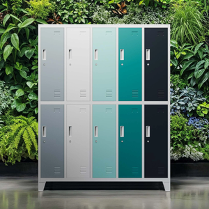 Metal Cabinets 9 Door School Metal <b>Lockers</b> High Quality Assembled Steel <b>Lockers</b> for Gyms - Product Image 2