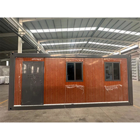 Maison pliante portable prête à l'emploi ensemble complet de 3 chambres conteneur maison 40 pieds facile à assembler maisons préfabriquées pliables