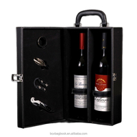 Commercio all'ingrosso della fabbrica del braccialetto di cuoio dell'unità di elaborazione del pendente della scatola di imballaggio del regalo del sacchetto di timbratura calda portatile delle scatole di cuoio valigetta con il logo