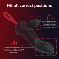 APP-gesteuerter Fingerförmiger Dildo G-Punkt Klitoris-Nippel-Massagegerät Vibrator Analplug Weiblicher Erotischer Masturbator Erwachsenen-Sexspielzeug