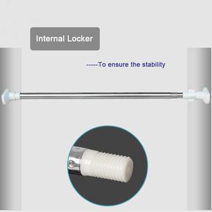 <span class=keywords><strong>Tringle</strong></span> à <span class=keywords><strong>rideau</strong></span> de douche en métal fibre de carbone meilleure vente pour les fenêtres douche <span class=keywords><strong>sans</strong></span> perçage tige de <span class=keywords><strong>rideau</strong></span> en acier inoxydable - Product Image 2